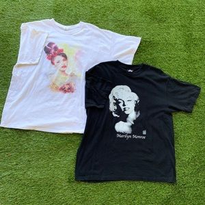 Selena & Marilyn Monroe tees